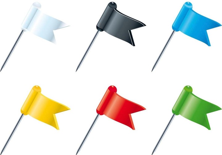 Actual product image Exacompta Flags, multicolor (20 Piece, 16 mm)