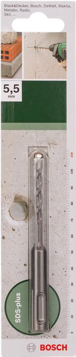 Immagine prodotto Bosch Zubehör Trapano a percussione SDS plus D= 5,5 mm L= 110 mm (5,5 mm)