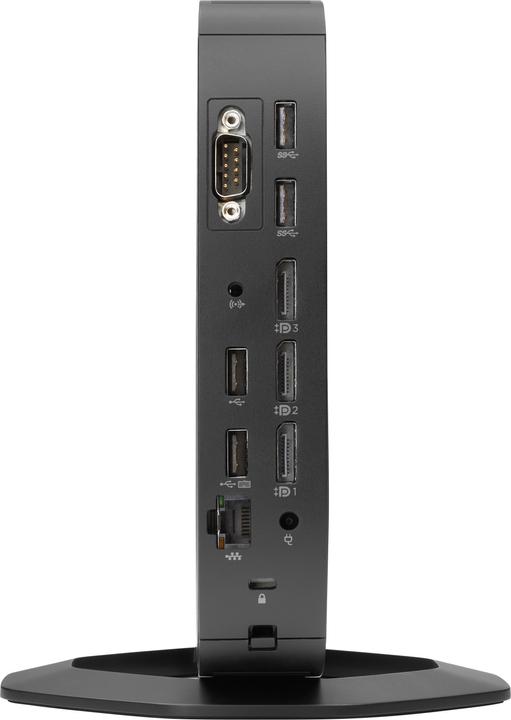 Actual product image HP t640 - Thin Client - SFF - 1 x Ryzen Embedded R1505G / 2.4 GHz (AMD Ryzen Embedded R1505G, 8 GB, Radeon RX Vega 3)