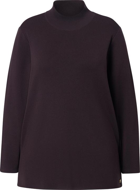 Produktbild Ulla Popken Pullover, Ripp-Stehkragen, Langarm, Feinstrick (46, 48)