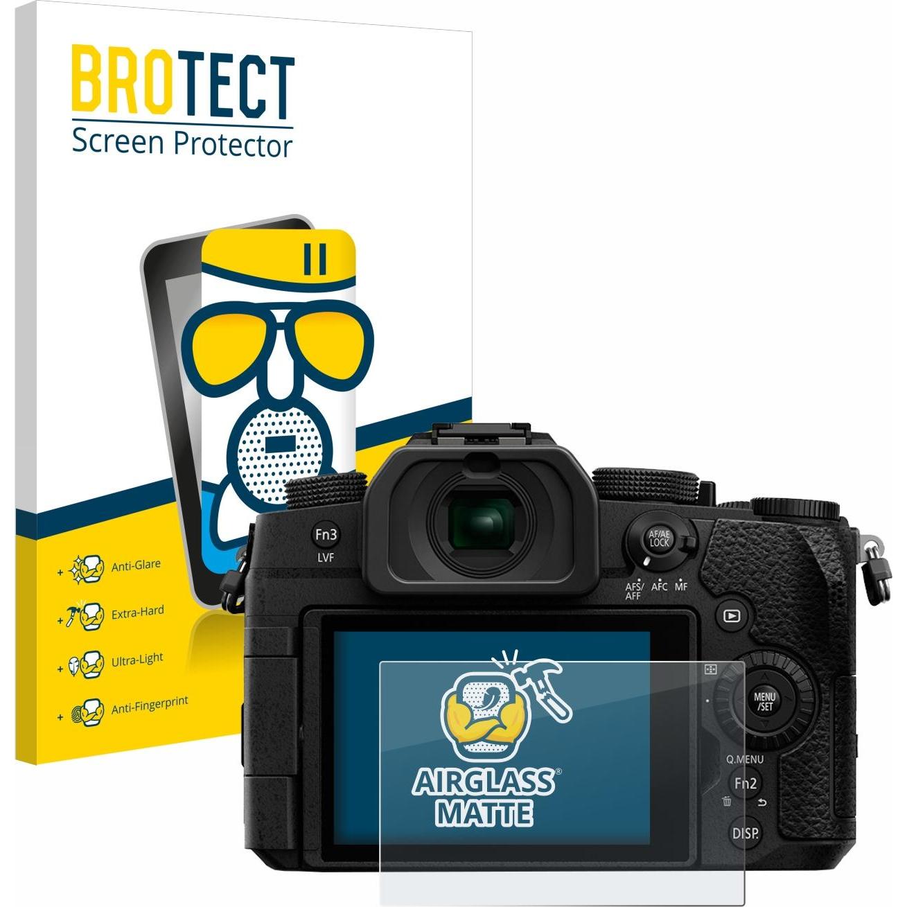 BROTECT Schutzglas Schutzfolie Glas Folie Displayschutz matt (Displayschutz, Lumix DC-G91), Kameraschutz