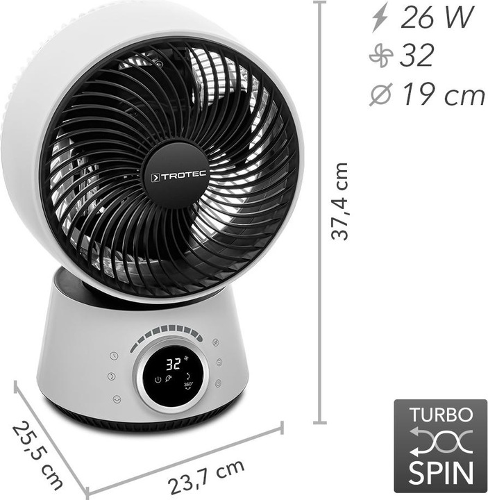 Actual product image Trotec 360° Turbo Fan TVE 100 (56 dB)