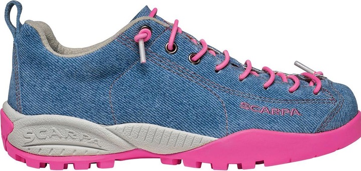 blu denim-fuxia neon