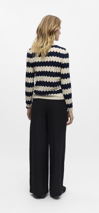 Produktbild Object Gestreifter Strickpullover (S)