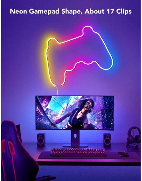 Actual product image Govee Mounting Brackets for Neon Rope Lights (20 pcs)