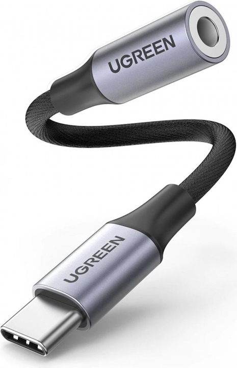Ugreen Adattatore da USB-C a 3.5mm Jack con supporto IPAD Pro e Samsung Note 10 (USB tipo C, Jack da 3.5mm)