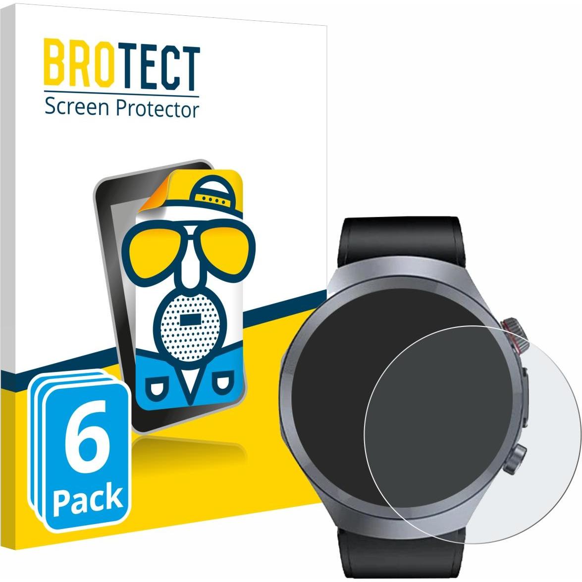 BROTECT Entspiegelungsfolie Displayschutz Displayschutzfolie Folie Matt, Smartwatch Schutzfolie, Grau