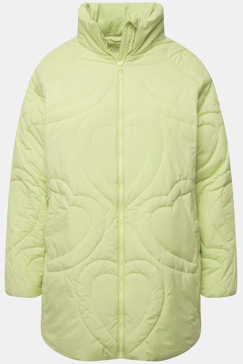 Actual product image Ulla Popken HYPRAR Heart Quilted Jacket (56)