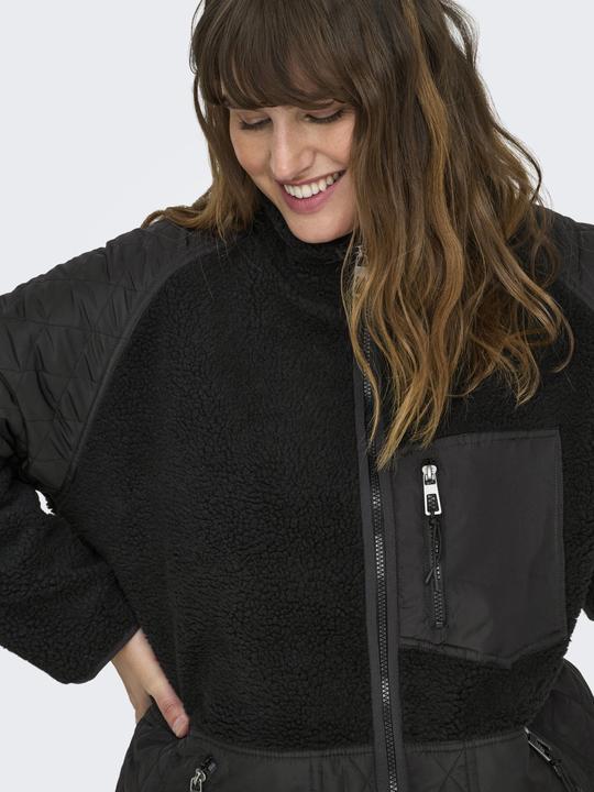 Actual product image Only High closed curve coat quilted jacket (L)