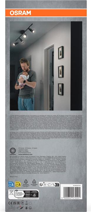 Actual product image Osram LED SPOT BLACK 4 X 3.4W 927 DIM (920 lm, GU10)