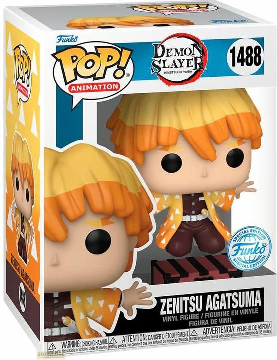 Produktbild Funko POP! Demon Slayer Zenitsu Agatsuma (Protecting Nezuko's Box) Exclusive
