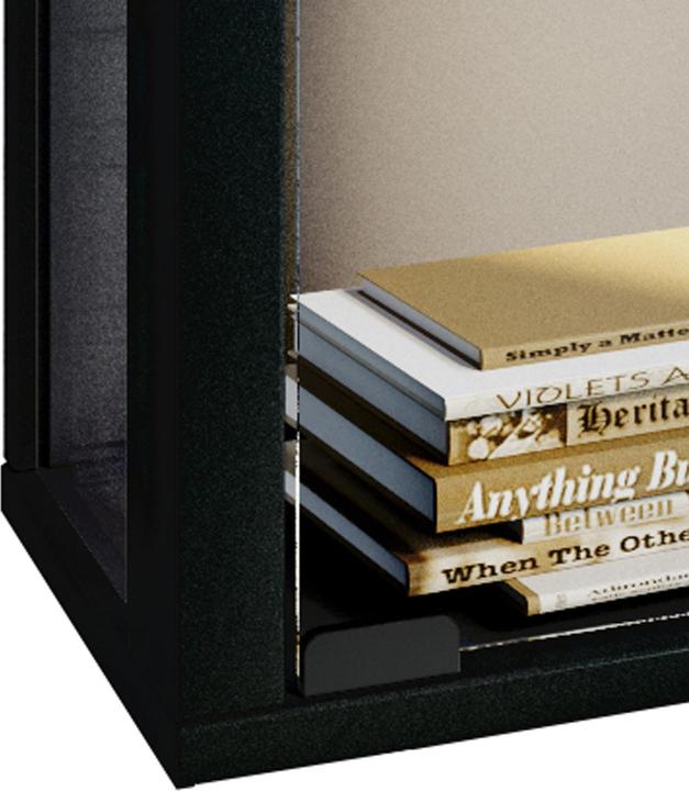 Produktbild VCM Sammel Wandvitrine Holz Glas Udina (60 x 25 x 80 cm)