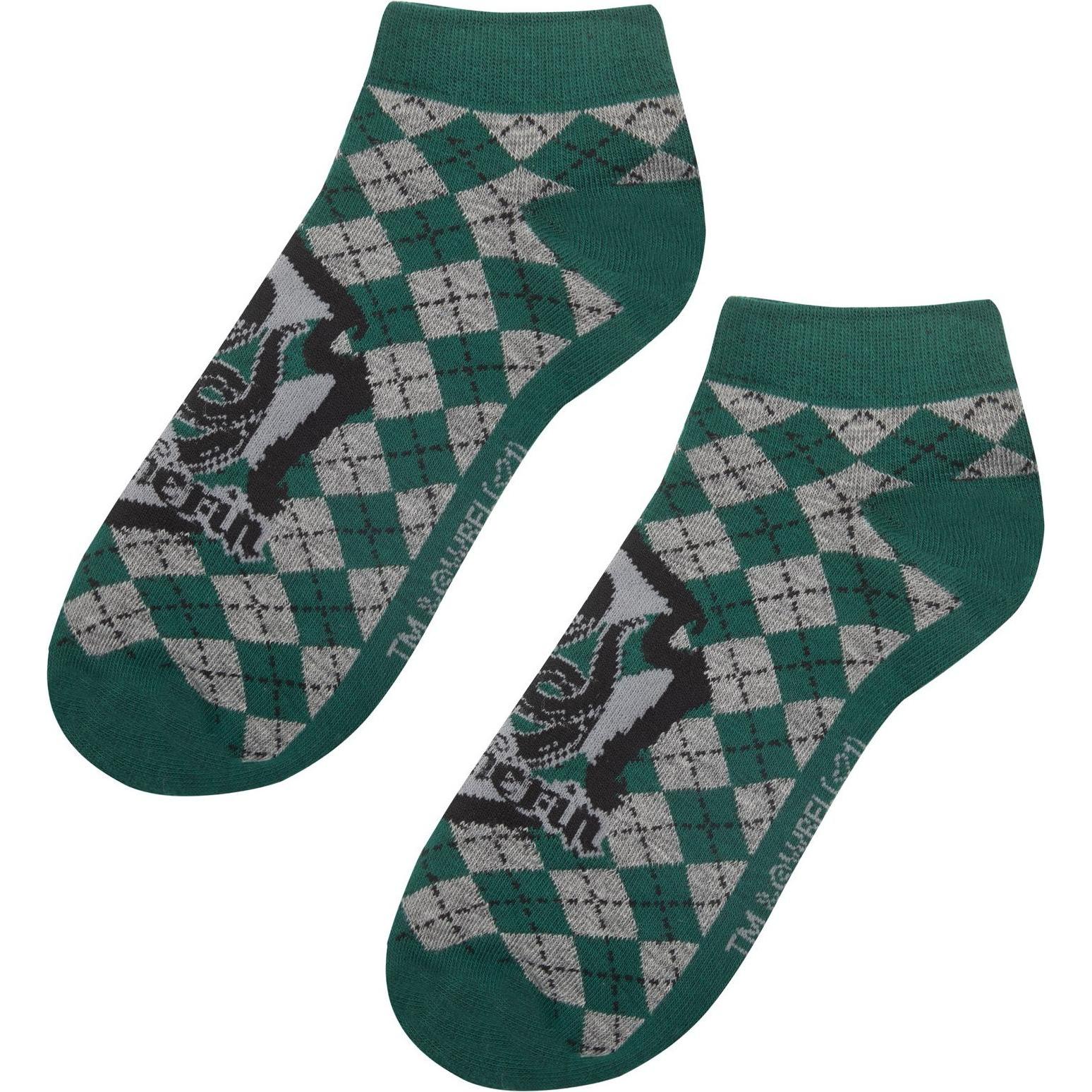 Thumbnail - Cinereplicas, Herren, Socken, Harry Potter: Slytherin(3 Paare), Mehrfarbig, (3er Pack, 40)