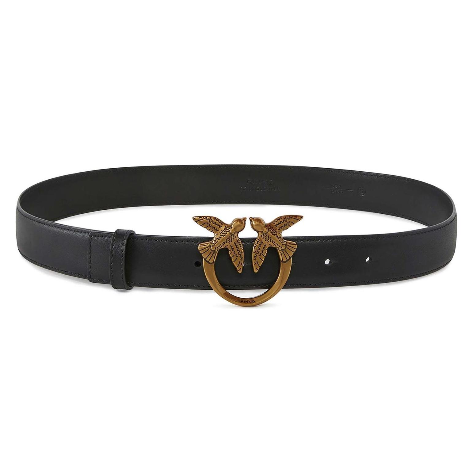 Pinko, Damen, Gürtel, Love Berry H3 Belt, Schwarz