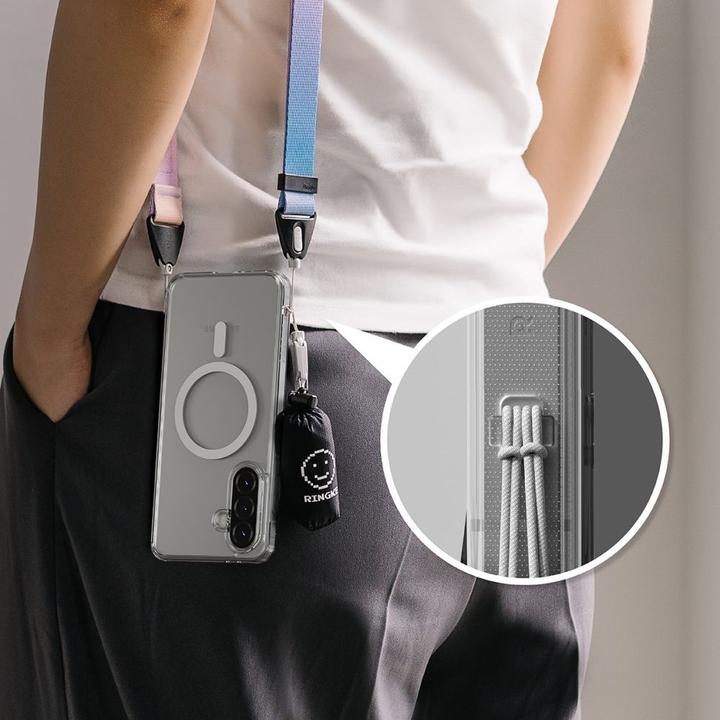 Produktbild Ringke Fusion Magnetic MagSafe Case for Samsung Galaxy A36 / A56 5G - Transparent (Samsung Galaxy A56, Samsung Galaxy A36)