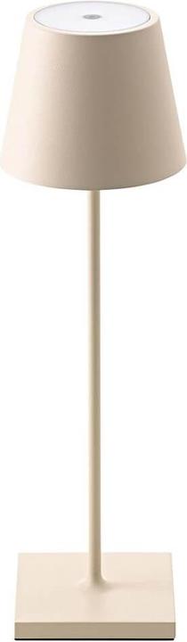 Actual product image Sigor Rechargeable table lamp Nuindie USB-C 38cm dune beige 2.2W FlexMood 2200K/2700K IP54 Ra85 dimmable (98.50 lm)