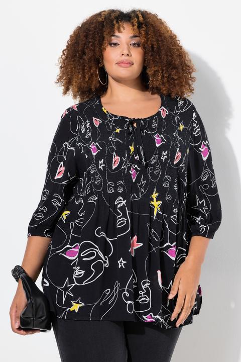 Produktbild Ulla Popken Smok-Bluse (50, 52)