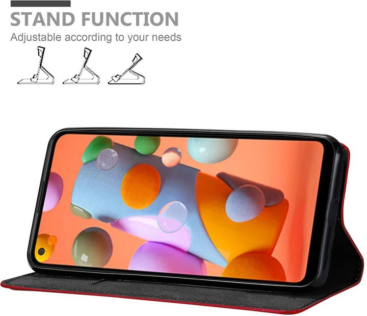 Actual product image Cadorabo Book Invisible Magnet Cover (Samsung Galaxy A11)