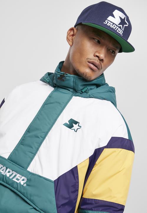 Actual product image Starter Color Block Half Zip Retro Jacket (S)