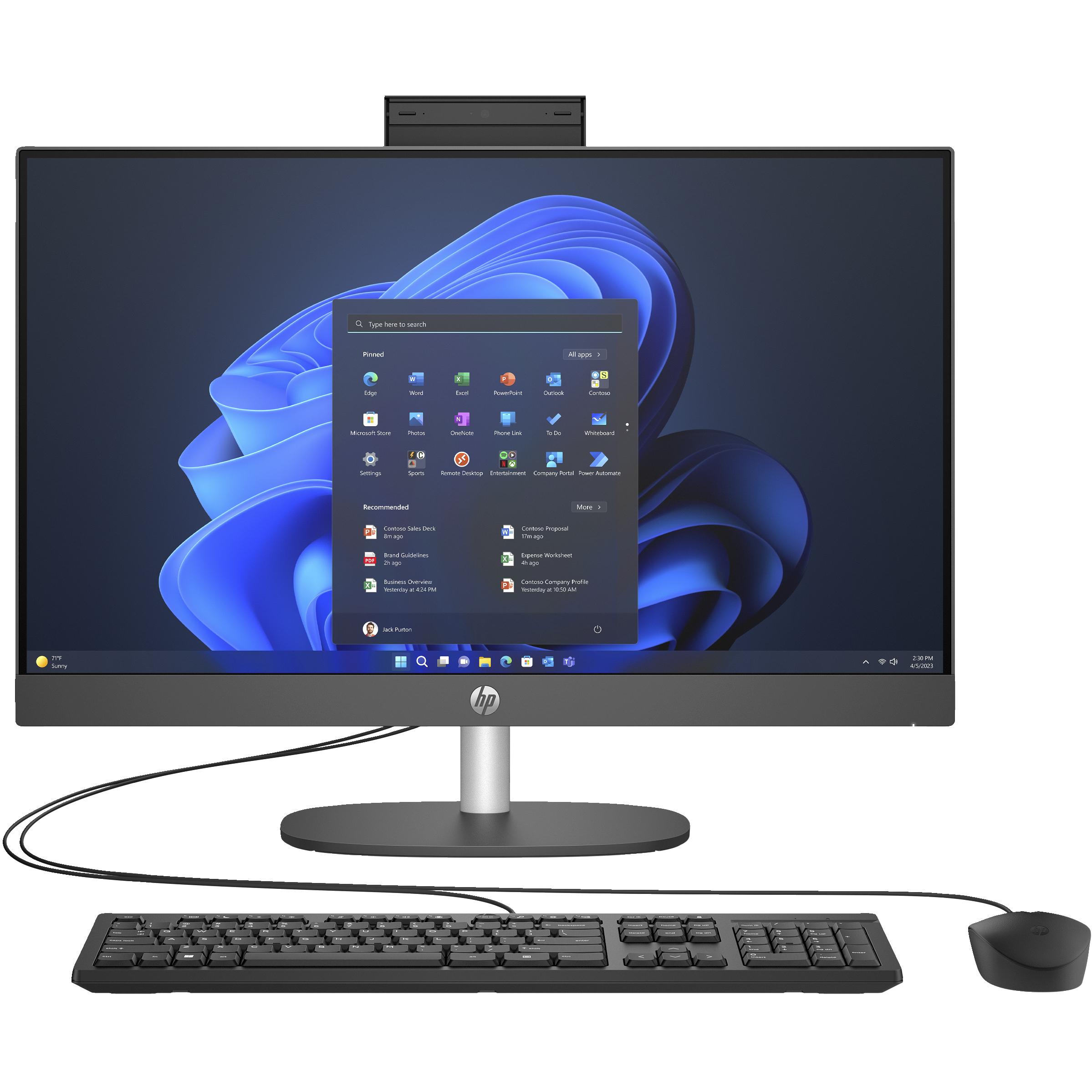 HP 245 G10 (AMD Ryzen 5 7520U, 16 GB, 512 GB), PC, Schwarz