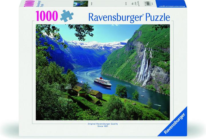 Actual product image Ravensburger Norwegian fjord (1000 pieces)