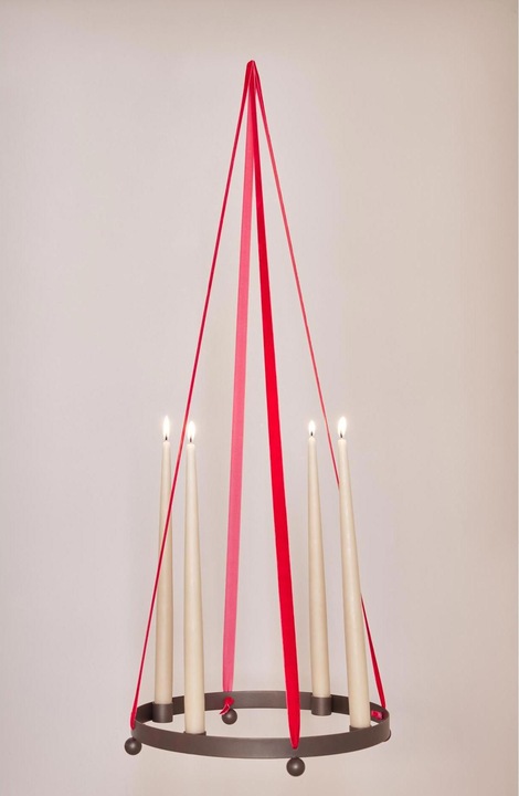 Actual product image Oyoy Advent Candle Holder Pearl Ø 31.5 cm (6 x 36.5 x 37 cm)