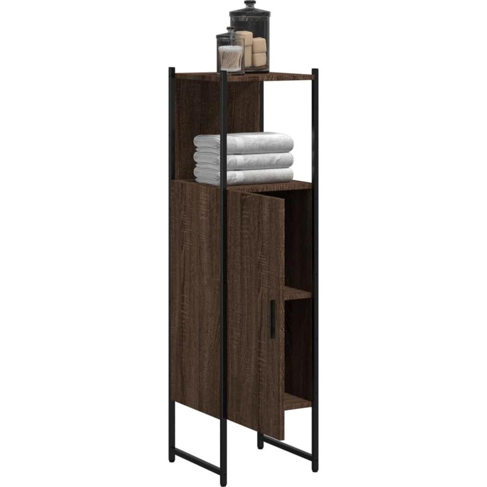VidaXL, Badezimmerschrank, Badschrank (33 x 33 x 120.5 cm)