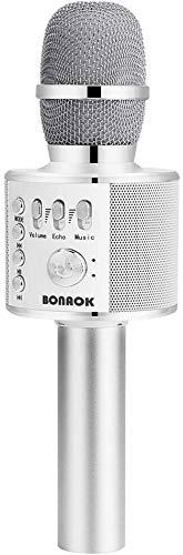 Bonaok Microfono per karaoke senza fili
