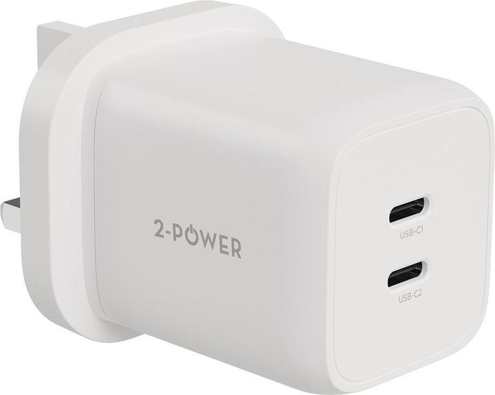 2-Power Wall Charger PD 65W GaN 2 x USB-C (65 W, 2 ports)