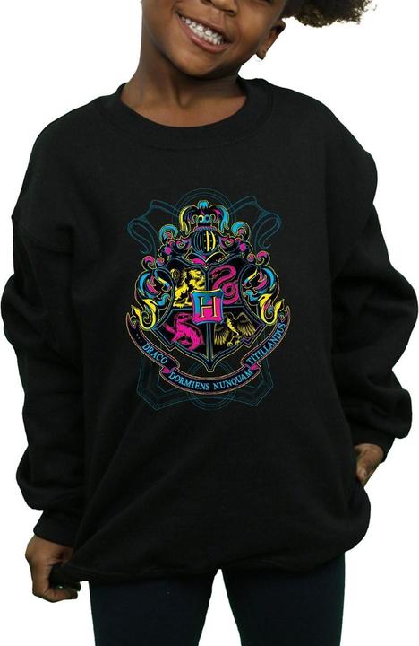 Produktbild Neon Hogwarts Crest Sweatshirt Mädchen (116)