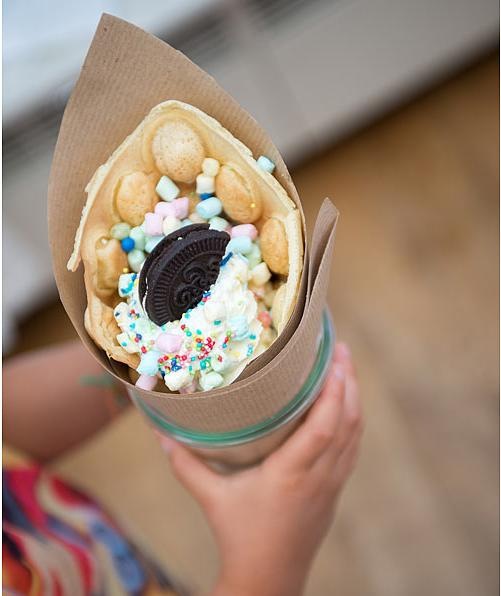 Produktbild Rosenstein & Söhne Waffeleisen für Bubble Waffeln nach Hong-Kong-Art