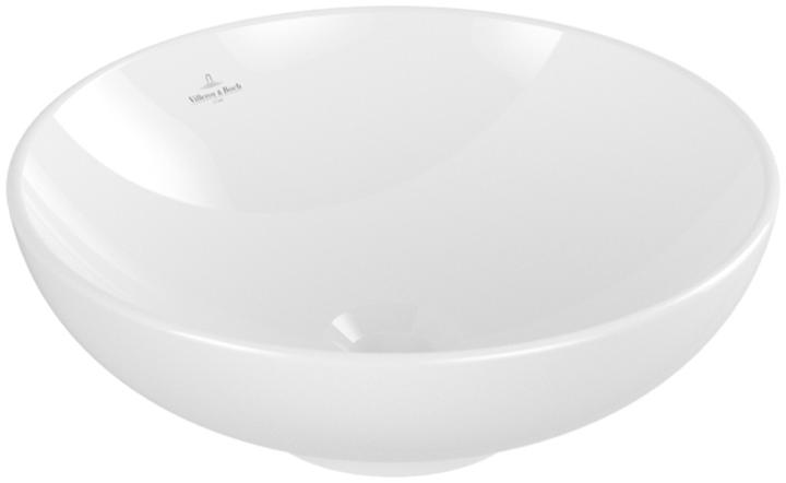 Villeroy & Boch V&B Countertop washbasin LOOP & FRIENDS without ÜL d= 420mm white (42 cm)