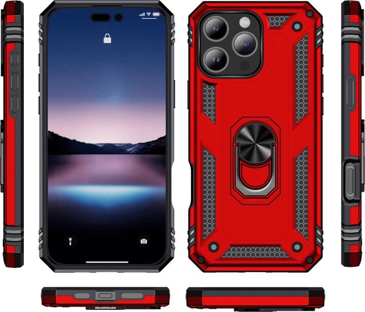 Actual product image Cover-Discount iPhone 16 Pro Max - Armor Case with kickstand (Apple iPhone 16 Pro Max)