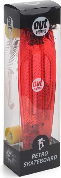 Immagine prodotto Outsiders - Skateboard retrò trasparente rosso (2.36")