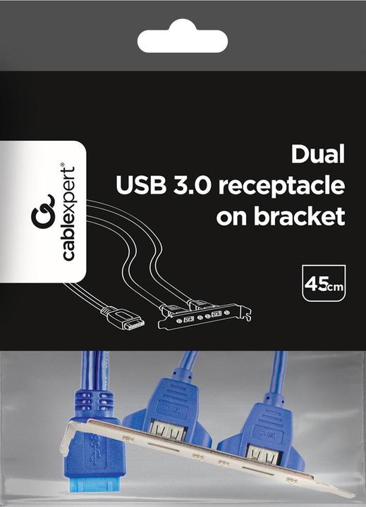 Produktbild Gembird Cablexpert USB-Konsole (0.45 m, USB 3.2 Gen 1)