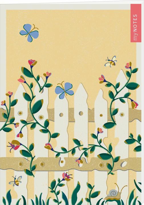 Produktbild myNOTES Papeterie: Notizheft Cottage St (A5, Liniert, Harter Einband)