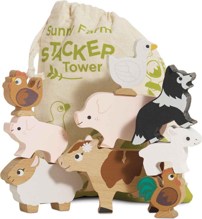 Actual product image Le Toy Van Stapelspiel Bauernhoftiere