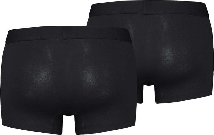 Produktbild Levis Men's Solid Basic Trunk, Black, XL (XL, 2er Pack)