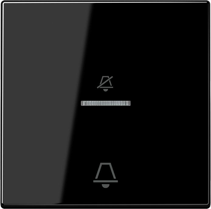 Produktbild JUNG Kontrollwippe Schalter LS sw glz LSCUKO5DSW