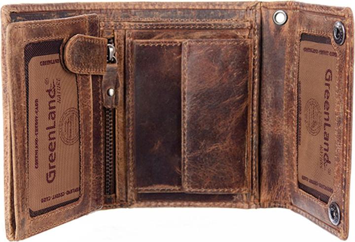 Actual product image Greenland Nature Montana wallet leather 12.5 cm