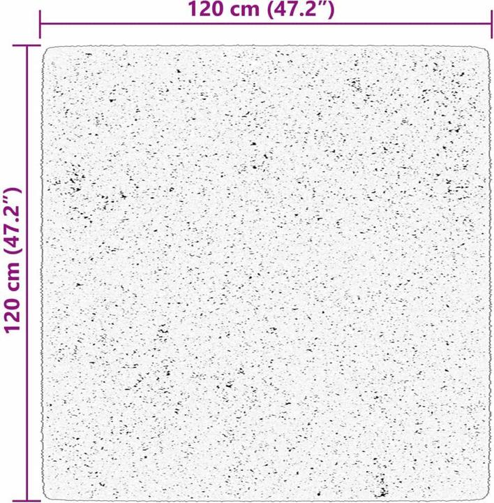 Produktbild vidaXL Teppich (120 x 120 cm)