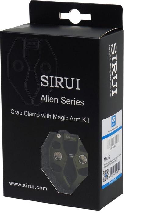 Immagine prodotto Sirui MA-G Crap Clamp con braccio magico e supporto per smartphone Verde