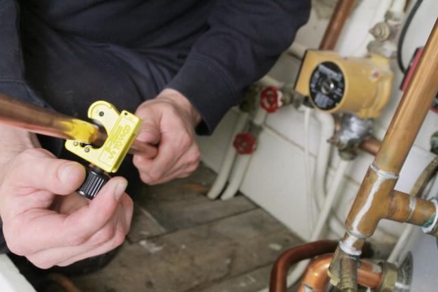 Actual product image Stanley Adjustable pipe cutter (3-30 mm, copper pipes, manual adjustment, interchangeable cord (22 mm)