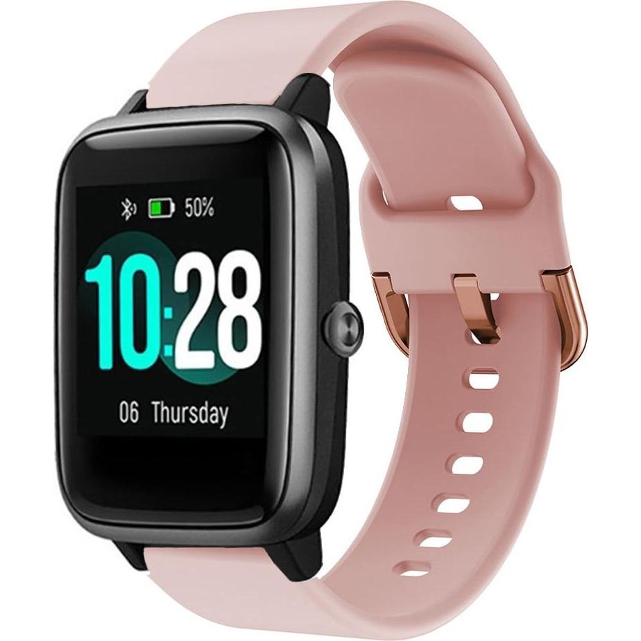 Thumbnail - Strap-it Silikonarmband (Silikon), Uhrenarmband, Rosa