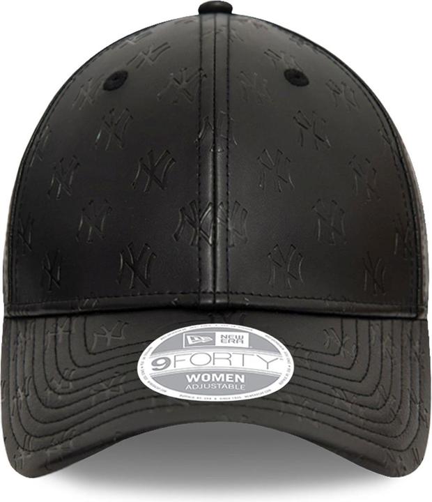 Produktbild New Era 9Forty Damen Cap - Kunstleder Ny Yankees Schwarz