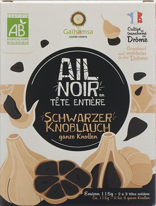 Actual product image Gaïhamsa Black garlic (2 pcs., 131 g)