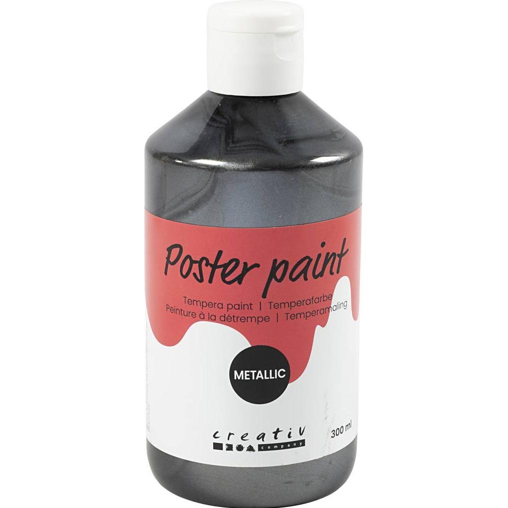 Creativ Company, Colore + Vernice per fai da te, Poster paint Metallic (300 ml)