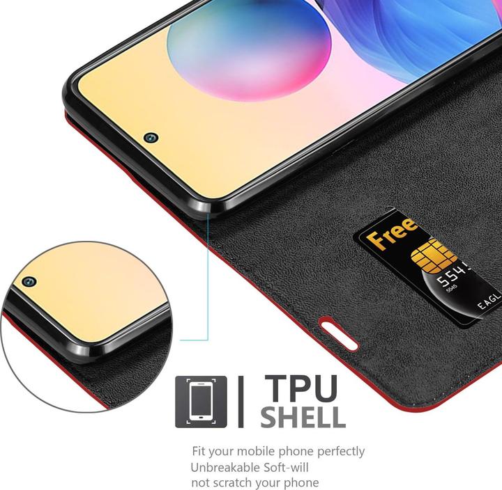 Productafbeelding Cadorabo Boek Invis. Magnetisch deksel (Xiaomi Redmi Note 10 5G, Xiaomi Poco M3 Pro 5G)