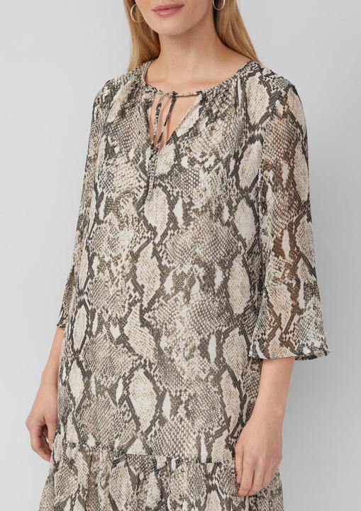 Image du produit s.Oliver Kleid Kleid mit Schlangen-Print und Viskosefutter (34)