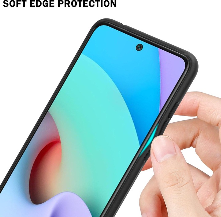 Productafbeelding Cadorabo TPU 2 Kleuren Glazen Hoesje (Xiaomi Redmi 10)